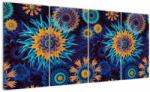 Mivali Tablou - 3D flori, din patru bucăți 160x80 cm (V023486V16080)
