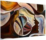 Mivali Tablou - Abstractizarea capetelor, dintr-o bucată 100x70 cm (V023995V10070)