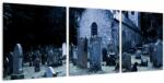 Mivali Tablou - Noapte întunecată, din trei bucăți 90x30 cm (V022982V9030)