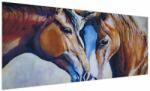 Mivali Tablou - Caii îndrăgostiți, dintr-o bucată 250x125 cm (V023255V250125)