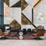 Mivali Fototapet - Colaj de materiale 5, vlies, 245x170 cm (T100698TQ5)