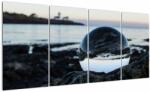 Mivali Tablou - Bile de sticlă pe piatră, din patru bucăți 160x80 cm (V022630V16080)