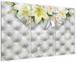 Mivali Tablou cu flori de crin, din trei bucăți 120x80 cm (V021128V120803PCS)