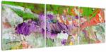 Mivali Tablou cu abstracție - pictura, din trei bucăți 120x40 cm (V021290V12040)