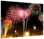 Mivali Tablou pe sticlă cu artificii, dintr-o bucată 70x50 cm pe sticlă (V020500V7050GD)