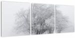 Mivali Tablou - Iarnă albă, din trei bucăți 90x30 cm (V022824V9030)