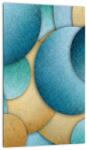 Mivali Tablou cu abstracție cercuri, dintr-o bucată 20x30 cm (V021137V2030)