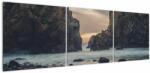 Mivali Tablou - În amurg, din trei bucăți 150x50 cm (V021572V15050)