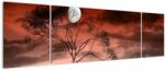 Mivali Tablou - Luna luminează noaptea, din trei bucăți 170x50 cm (V021931V17050)