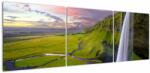 Mivali Tablou cu cascade, din trei bucăți 150x50 cm (V020498V15050)