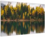Mivali Tablou cu lac de pădure, dintr-o bucată 90x60 cm (V020235V9060)