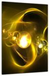 Mivali Tabloul abstract cu bile galbene, dintr-o bucată 30x40 cm (V020150V3040)