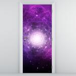 Mivali Fototapet pentru ușă - Abstract violet (D022148D95205)