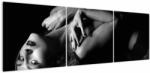Mivali Tablou - Portretul femeii în lenjerie intimă, din trei bucăți 150x50 cm (V023494V15050)