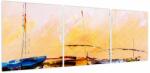 Mivali Tablou - Pictură barcă, din trei bucăți 120x40 cm (V023874V12040)