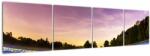 Mivali Tablou cu câmp colorat, din patru bucăți 160x40 cm (V020476V16040)