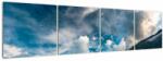 Mivali Tablou cu munții, din patru bucăți 160x40 cm (V020077V16040)