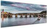 Mivali Tablou cu podul lui Carol, dintr-o bucată 250x125 cm (V021006V250125)