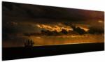 Mivali Tablou unei vele în apus de soare, dintr-o bucată 145x58 cm (V020489V14558)