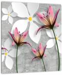 Mivali Tablou cu abstracție florală, dintr-o bucată 30x30 cm (V022186V3030)