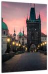 Mivali Tablou - Pe podul lui Carol, Praga, dintr-o bucată 30x40 cm (V021724V3040)