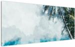Mivali Tablou - Palmier lângă mare, dintr-o bucată 120x50 cm (V023002V12050)