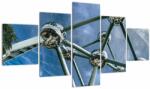Mivali Tablou- atomium la Bruxelles, din cinci bucăți 125x70 cm (V020530V12570)