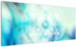 Mivali Tablou - Merkaba pe un fundal turcoaz, dintr-o bucată 120x50 cm (V023095V12050)