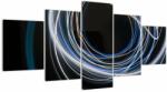 Mivali Tabloul cu linii albastre, din cinci bucăți 150x80 cm (V020053V150805PCS)