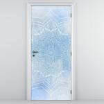 Mivali Fototapet pentru ușă - Mandala de iarnă (D021752D95205)