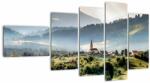 Mivali Tablou - sătuț în ceață, din cinci bucăți 110x60 cm (V020616V11060)
