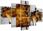 Mivali Tablou - Motiv cultura africană, din cinci bucăți 150x105 cm (V022485V150105)