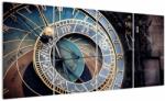 Mivali Tablou - Orloj, Praga, din patru bucăți 160x80 cm (V023092V16080)