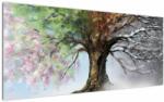 Mivali Tablou - Arborele celor patru anotimpuri, dintr-o bucată 120x50 cm (V023394V12050)