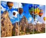 Mivali Tablou - Baloane cu aer cald, Cappadocia, Turcia. , din trei bucăți 120x80 cm (V022964V120803PCS)