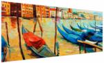 Mivali Tablou - Port în Veneția, dintr-o bucată 250x125 cm (V023366V250125)