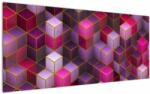 Mivali Tablou - Cuburi violet, dintr-o bucată 120x50 cm (V022699V12050)