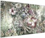 Mivali Tablou - Flori pe roata de lemn, dintr-o bucată 150x100 cm (V023119V150100)