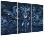 Mivali Tablou - Baroc întunecat, din trei bucăți 120x80 cm (V023277V120803PCS)