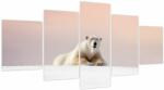 Mivali Tablou - Urs polar, din cinci bucăți 150x80 cm (V023979V150805PCS)