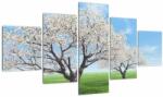 Mivali Tablou cu copaci, din cinci bucăți 125x70 cm (V021104V12570)