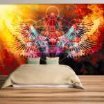 Mivali Fototapet - Merkaba cu aripi, abstracție, vlies, 539x389 cm (T100523TQ11)