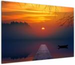 Mivali Tablou cu podul în apus de soare, dintr-o bucată 100x70 cm (V020012V10070)