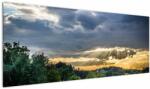 Mivali Tablou cu peisaj și raze de soare, dintr-o bucată 145x58 cm (V020694V14558)