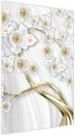 Mivali Tablou - Copac cu decor auriu, dintr-o bucată 60x90 cm (V023983V6090)
