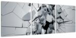 Mivali Tablou abstracție 3D, din trei bucăți 90x30 cm (V020700V9030)