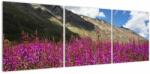 Mivali Tablou sceneriei cu lunca montană, din trei bucăți 120x40 cm (V021604V12040)