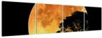 Mivali Tablou cu umbre în lumina lunii, din patru bucăți 160x40 cm (V020819V16040)