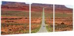 Mivali Tablou - U. S. Route 163, din trei bucăți 90x30 cm (V023743V9030)