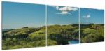 Mivali Tablou - Lac montan, din trei bucăți 150x50 cm (V022443V15050)
